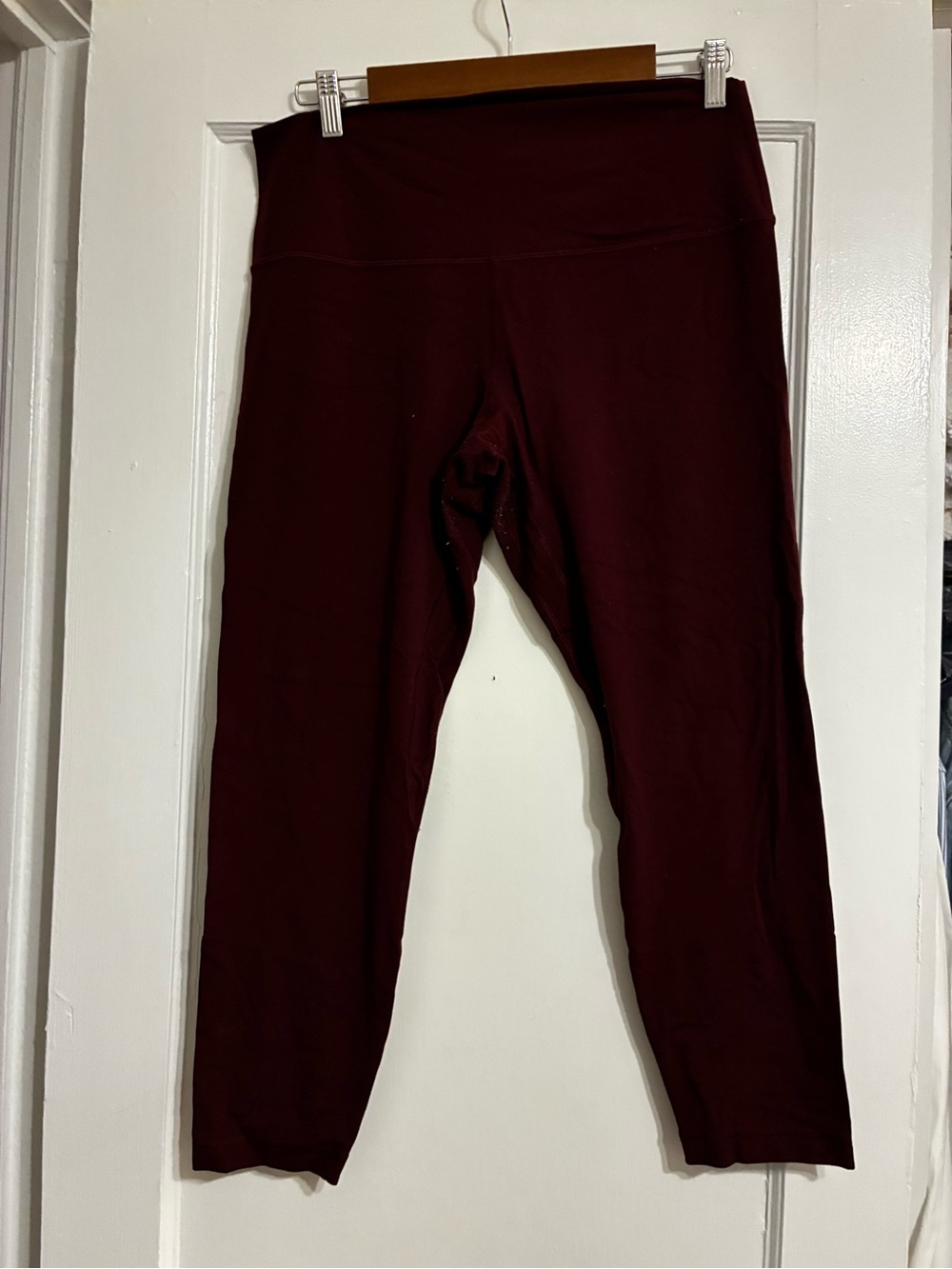 Lululemon align  Maroon High-Waist Leggings